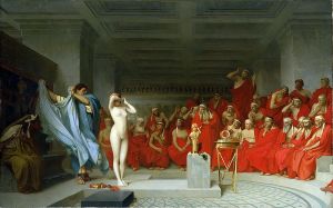 Gérôme "Phrynè dévoilée devant l'Aréopage"