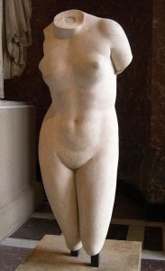 Torse de l'Aphrodite de Cnide Louvre
